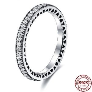 Sterling silver heart ring